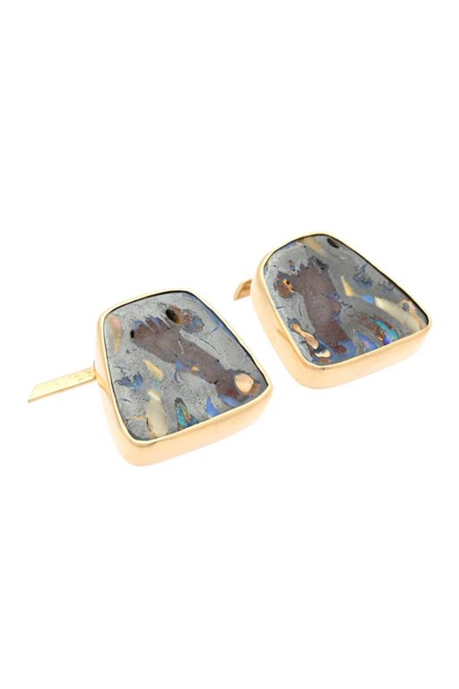 14k Gold Opal Cufflinks