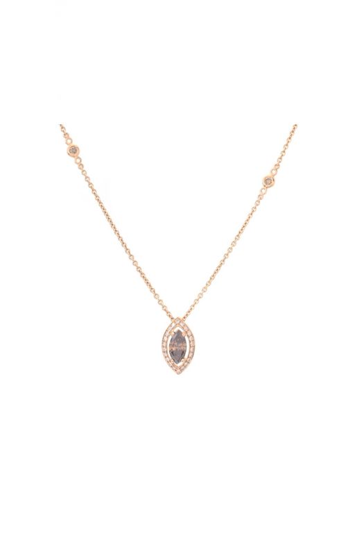 18k Gold Diamond Pendant Necklace