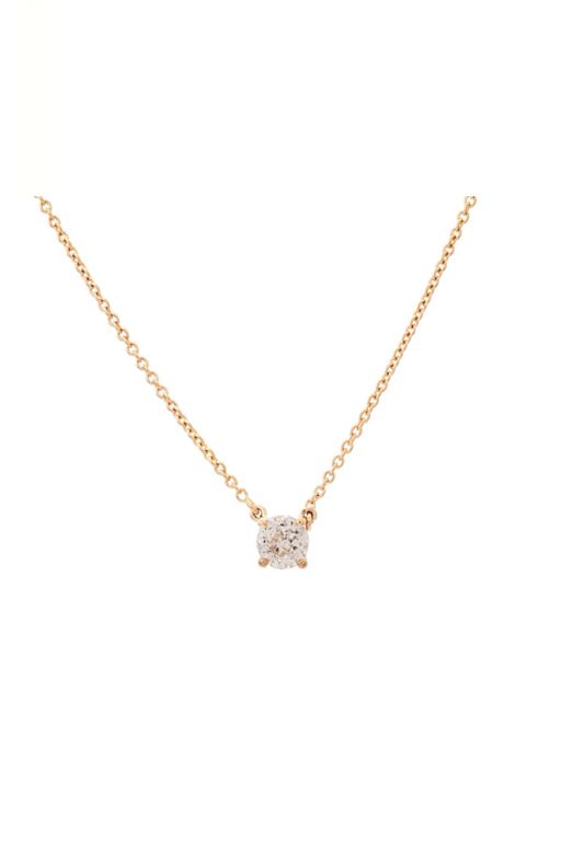 18k Gold Diamond Pendant Necklace