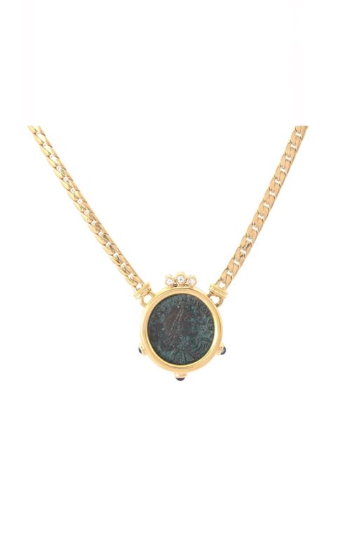 18k Gold Multi-Gem Necklace