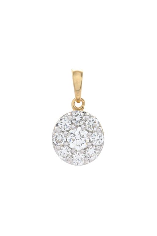 18k Gold Diamond Pendant