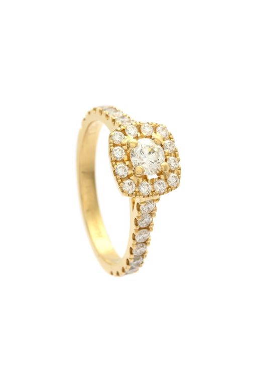 18k Gold Diamond Ring