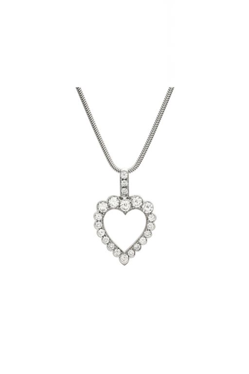 18k Gold Diamond Pendant Necklace