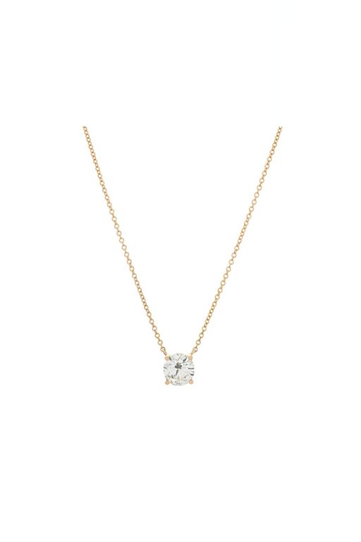 18k Gold Diamond Pendant Necklace
