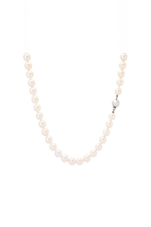 Gold Pearl Necklace