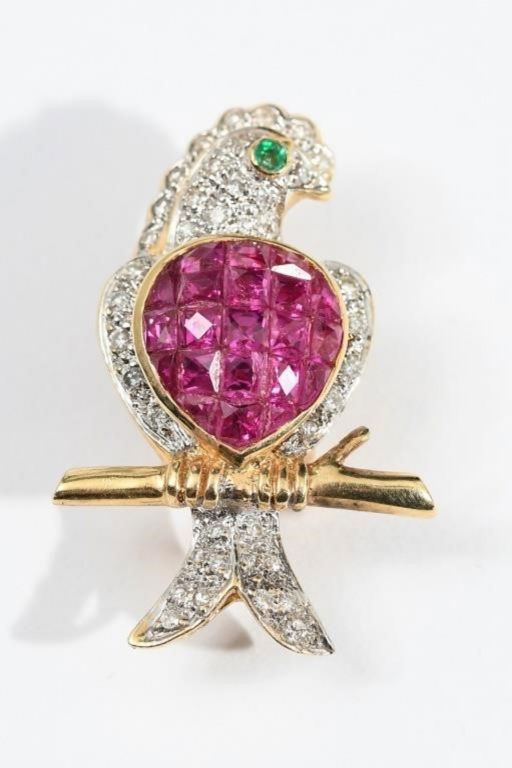 14k Gold Multi-Gem Pendant
