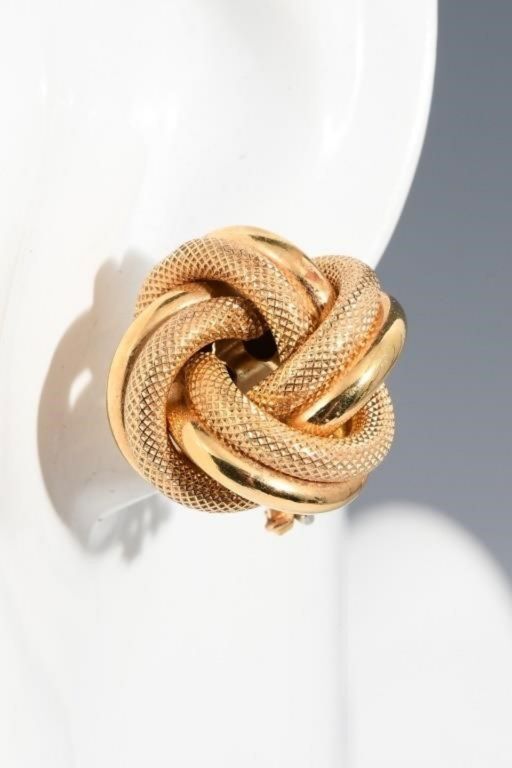 Pair of 14k Gold Earrings