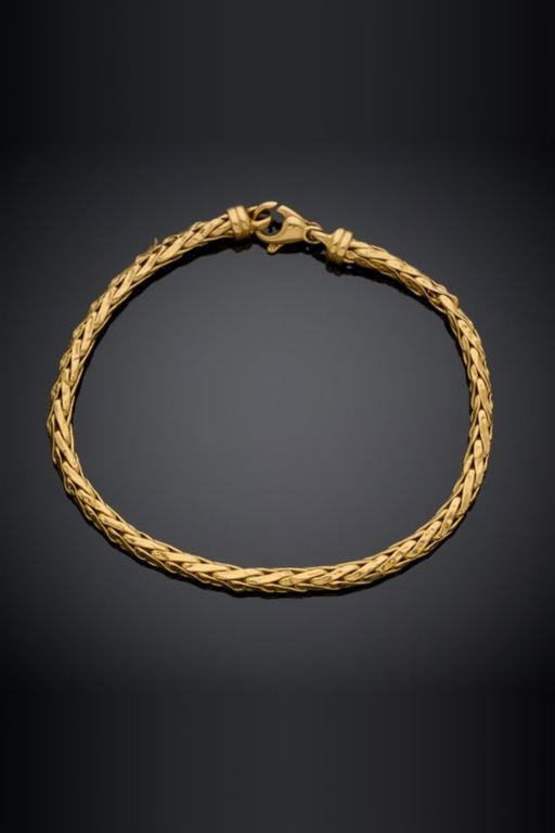 18k Gold Link Bracelet