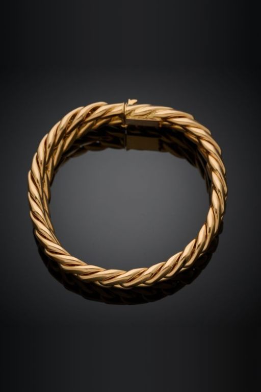 18k Gold Chain Bracelet