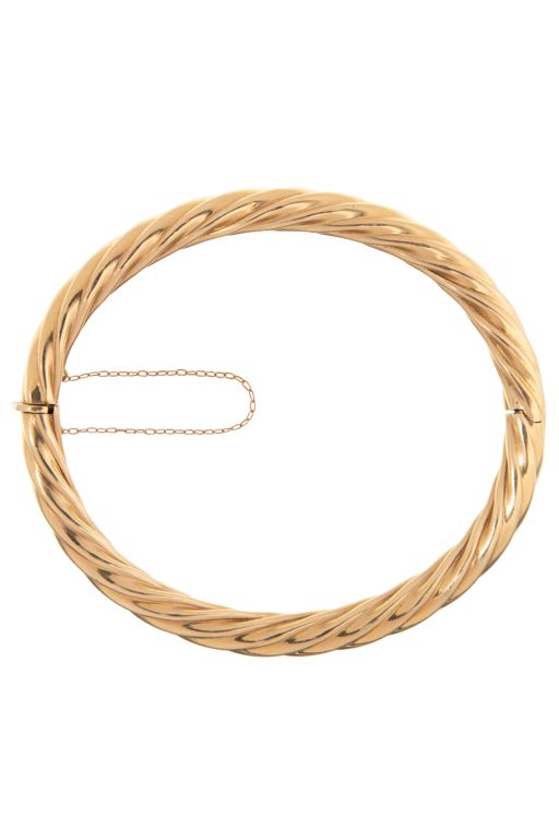 14k Gold Bangle Bracelet