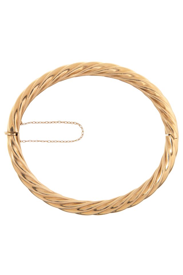 14k Gold Bangle Bracelet