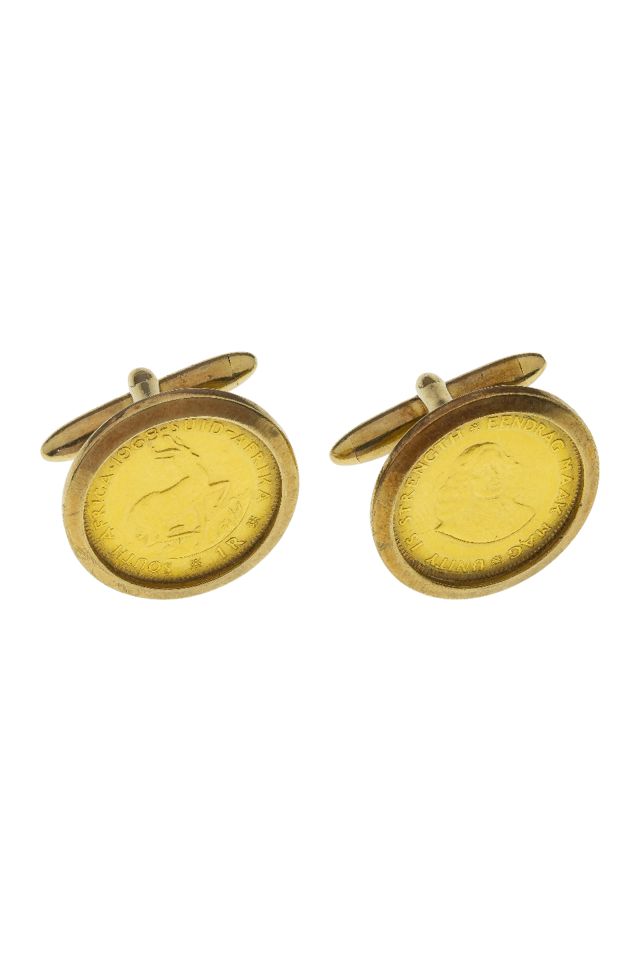 Gold Coin Cufflinks