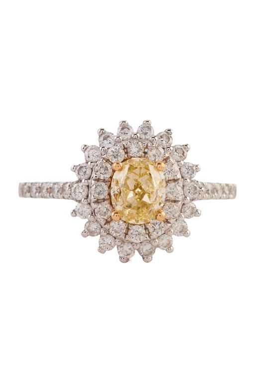 18k White Gold Diamond Ring