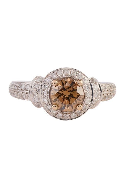 14k White Gold Diamond Ring