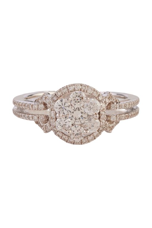 18k White Gold Diamond Ring