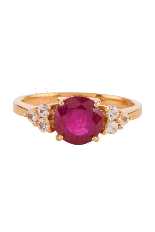 18k Yellow Gold Multi-Gem Ring