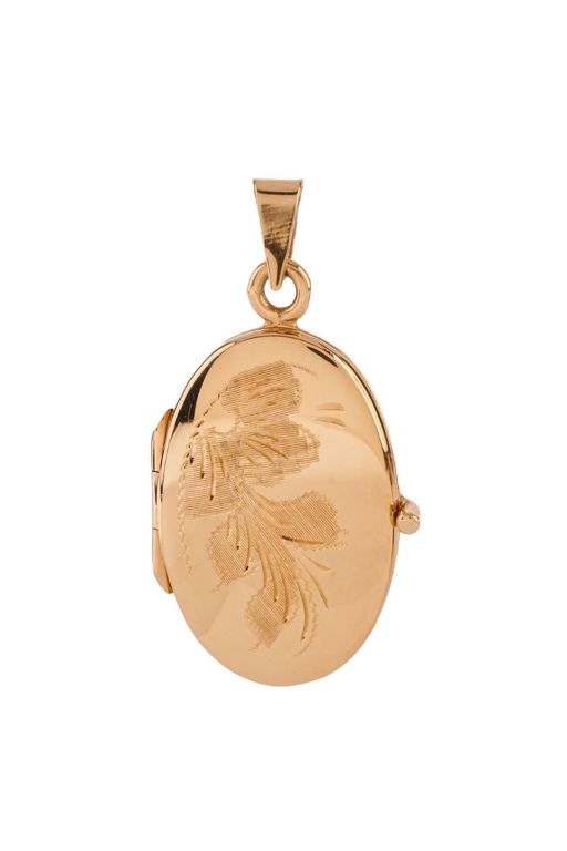 14k Yellow Gold Locket Pendant