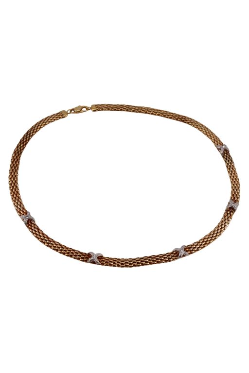 18k Gold Diamond Necklace