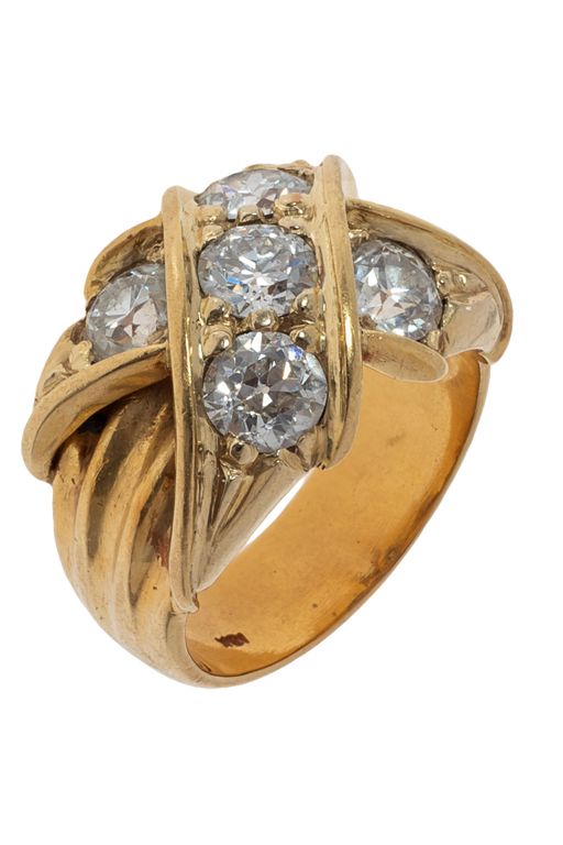18k Gold Diamond Ring