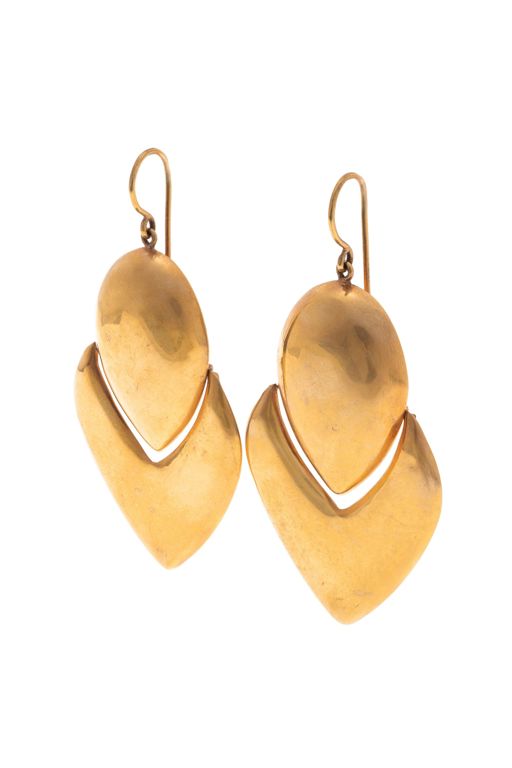Pair of 14k Gold Earrings