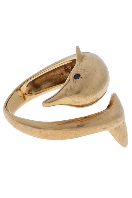 14k Gold Sapphire Ring