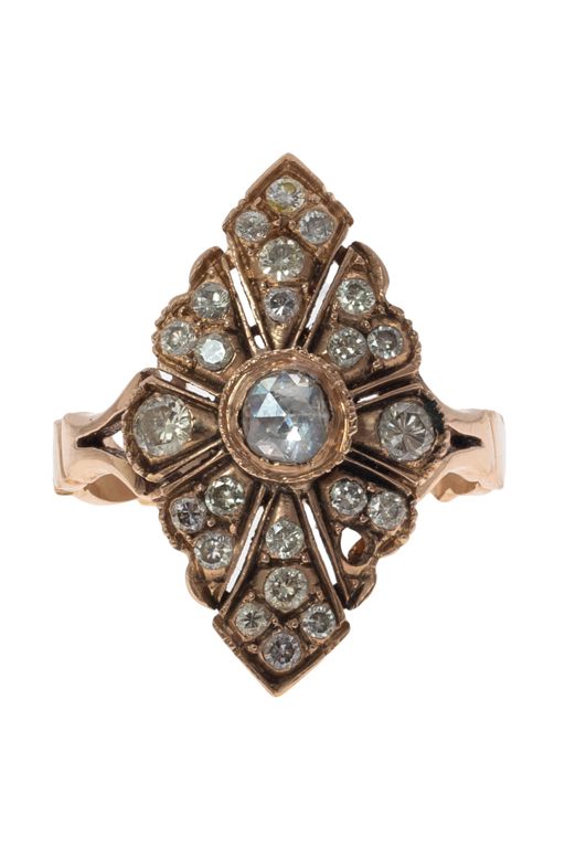 14k Gold Diamond Ring
