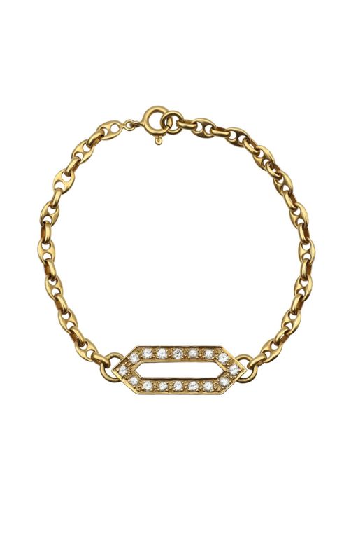 18k Gold Diamond Bracelet