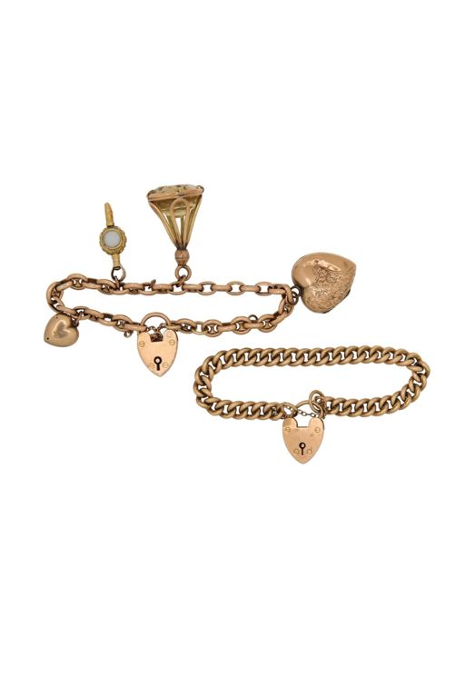 9k Gold Turquoise and Citrine Bracelets