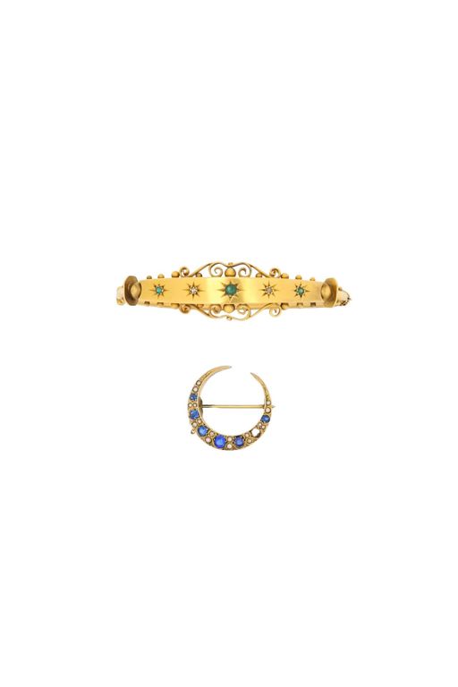 9k Gold Multi-Gem Jewelry Set