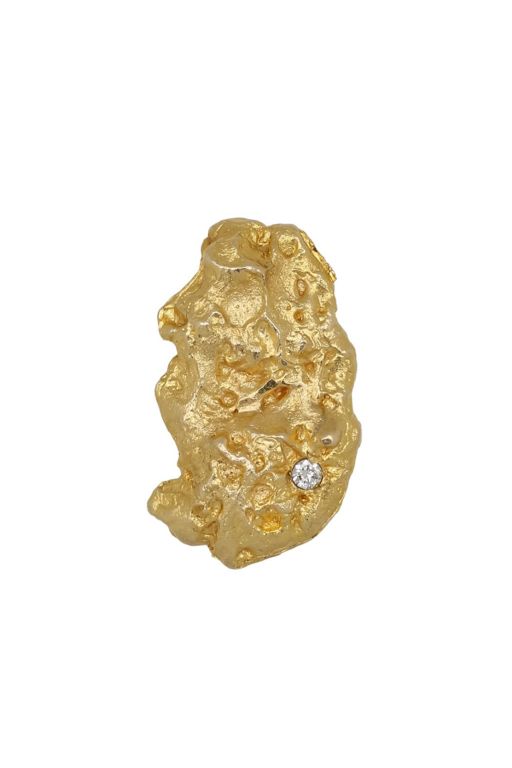 Gold Glass Locket Pendant