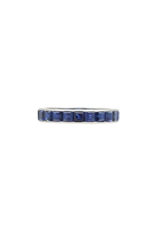 Platinum Sapphire Ring