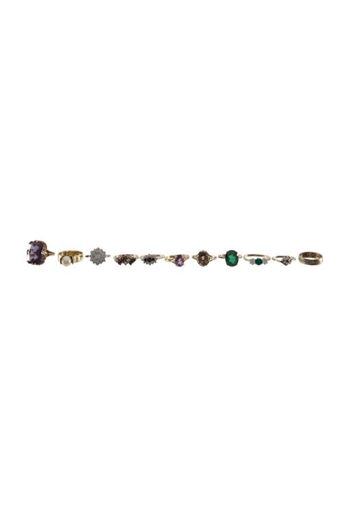 9k Gold Pearl Ring