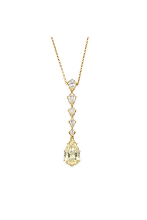 Gold Diamond Pendant Necklace