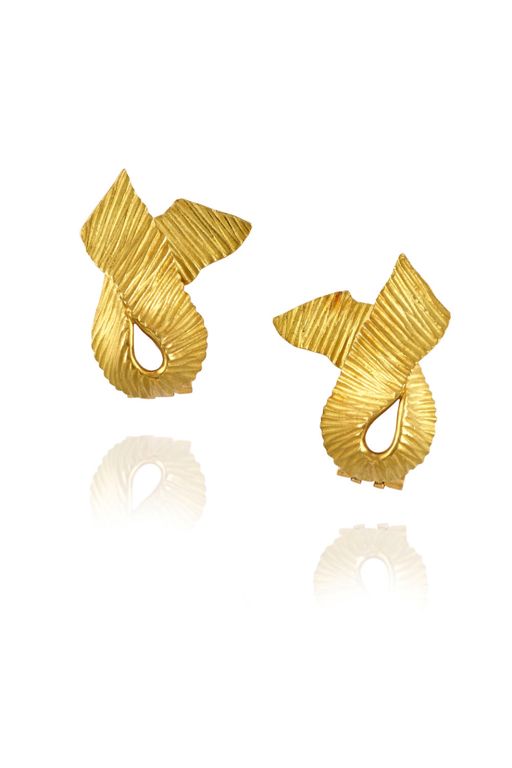 Pair of 18k Gold Earrings
