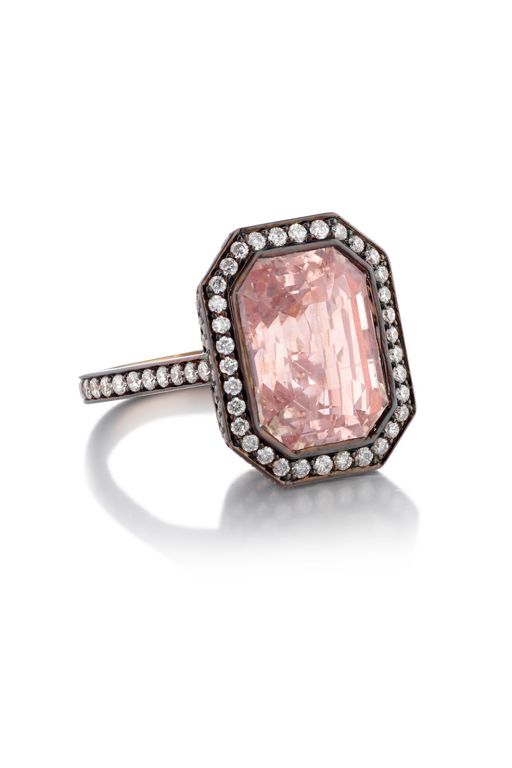 18k Gold Sapphire and Diamond Ring