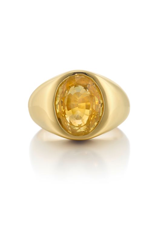 18k Gold Sapphire Ring
