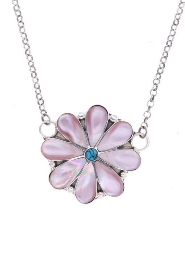 Sterling Silver Turquoise Necklace