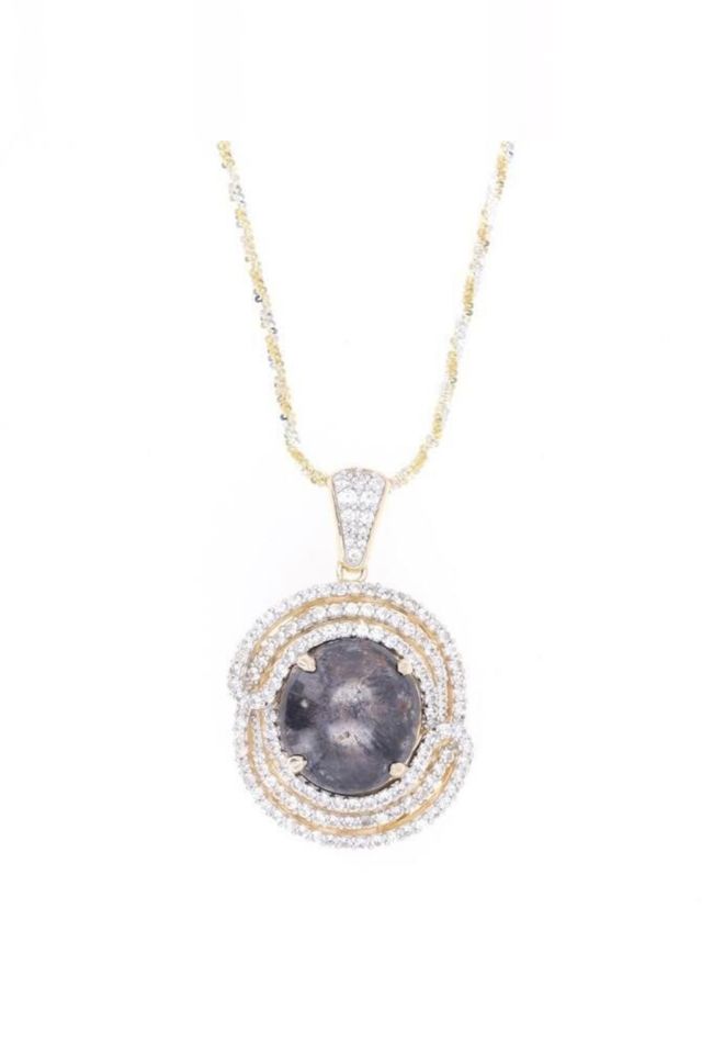 Sterling Silver Ruby Pendant Necklace