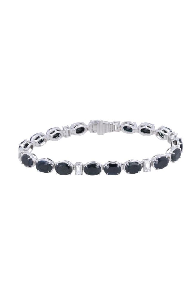 Sterling Silver Sapphire Bracelet