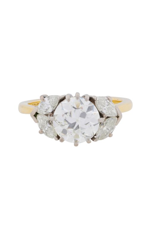 18k Yellow Gold Diamond Ring