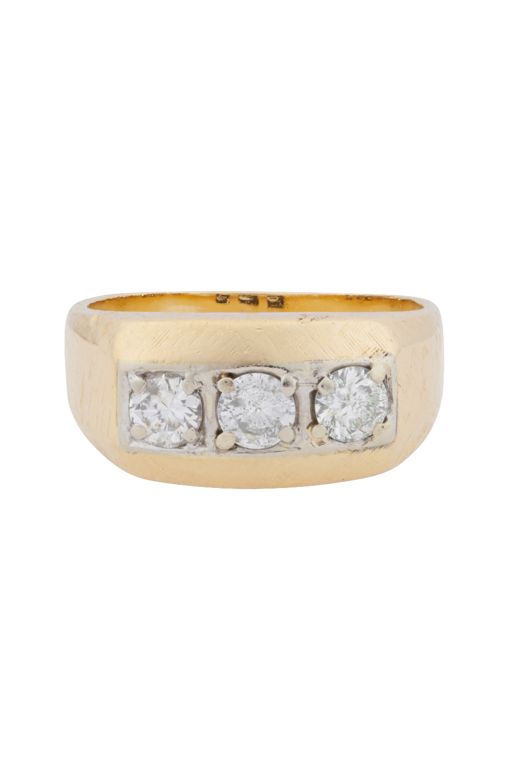 14k Yellow Gold Diamond Ring