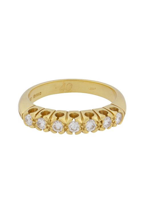 18k Yellow Gold Diamond Ring