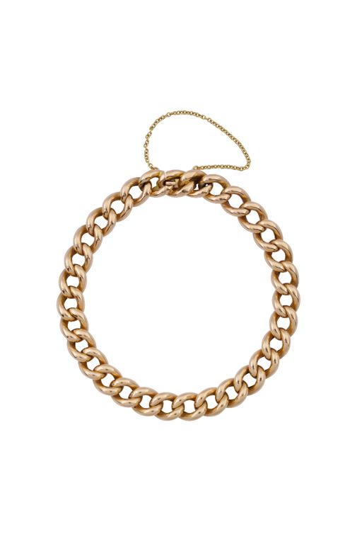 15k Yellow Gold Chain Bracelet