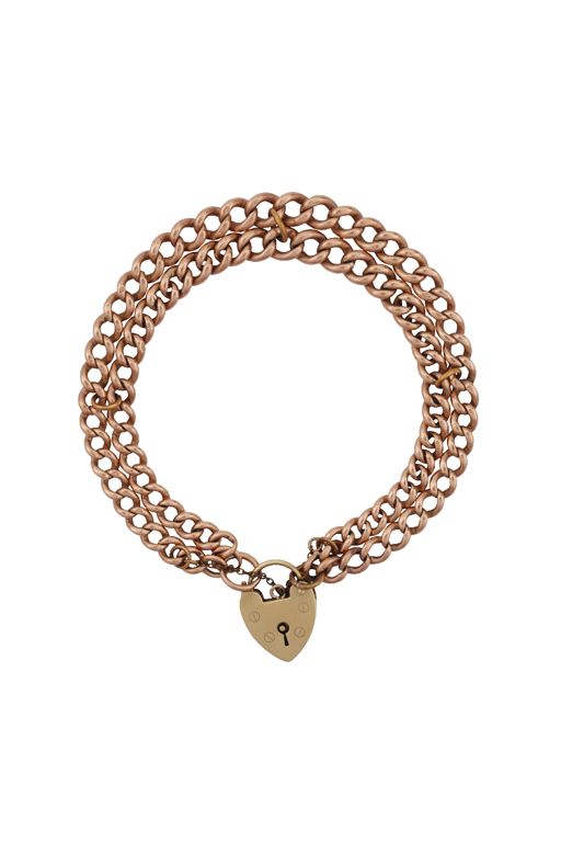 9k Yellow Gold Chain Bracelet