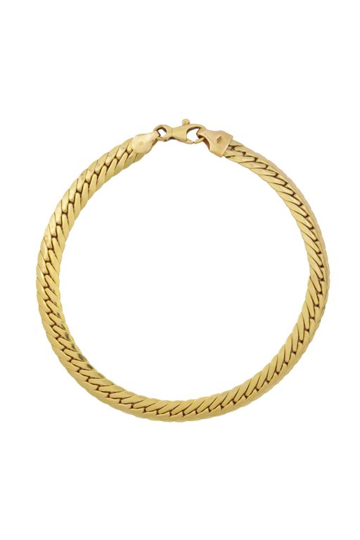 18k Yellow Gold Chain Bracelet