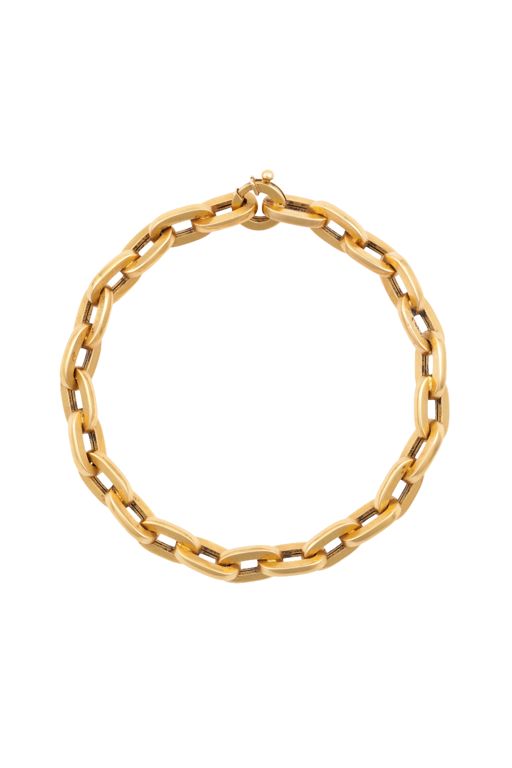 18k Yellow Gold Chain Bracelet