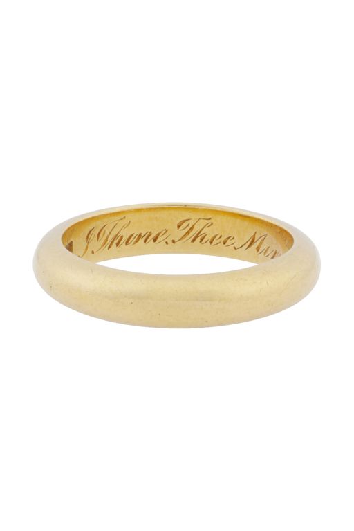 18k Yellow Gold Band Ring