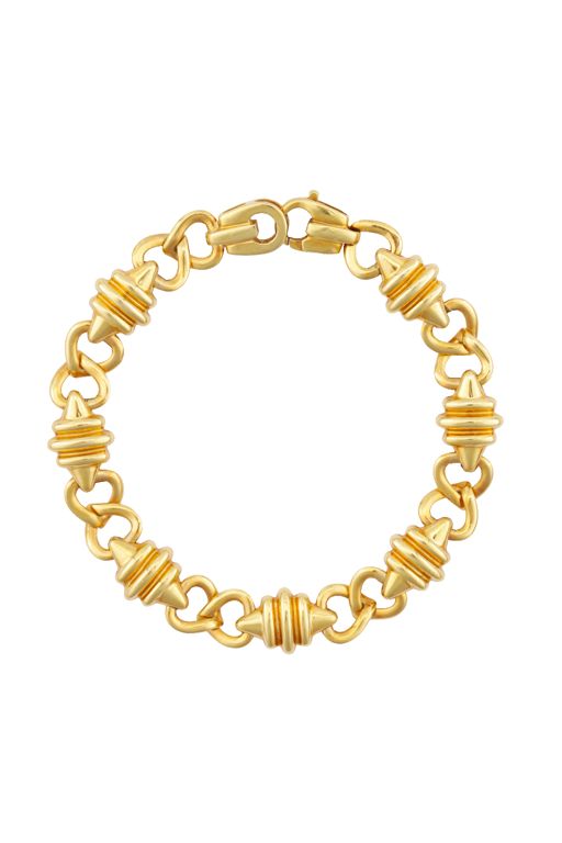 18k Yellow Gold Articulated Bracelet