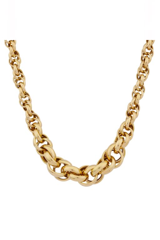 18k Yellow Gold Chain Necklace