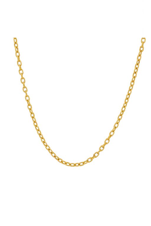 22k Yellow Gold Chain Necklace